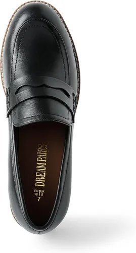 Miniatura 3 de DREAM PAIRS Womens Loafers, Slip On Platform Chunky Penny Heeled Loafers for Women Dressy and Work, Womens Business Casual Shoes