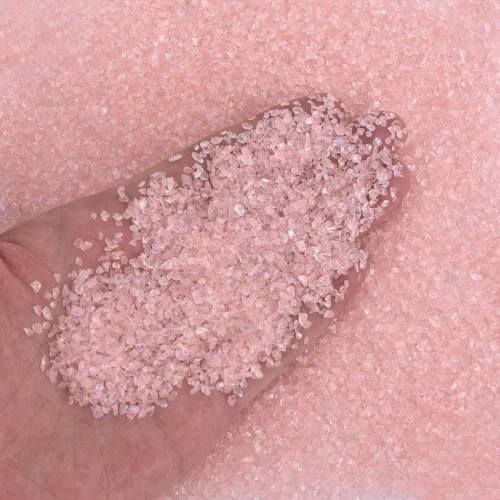 Miniatura 28 de Cristal triturado de 7.05 oz de piedra irregular con lentejuelas gruesas, copos iridiscentes para bricolaje, resina epoxi, arte de uñas, accesorios