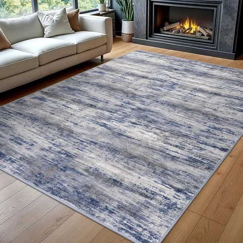 Miniatura 16 de KOZYFLY – Alfombra de pasillo moderna y lavable de diseño abstracto verde, 2 x 5 pies, antideslizante, suave y de pelo corto, ideal para cocina