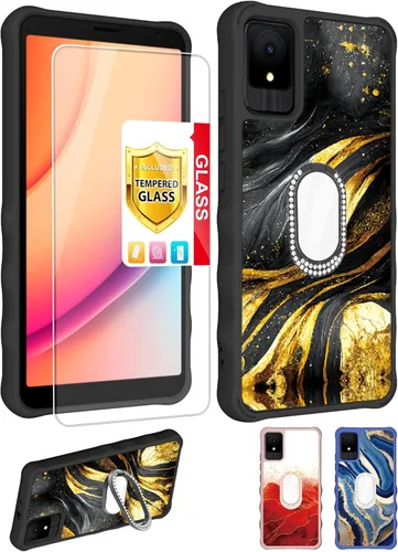 Miniatura 58 de Aroepurt Funda compatible con Gabb Phone 3 Pro Phone Case Stand Cover [Protección gruesa de silicona suave] [Cambio de forma multidireccional 3D]