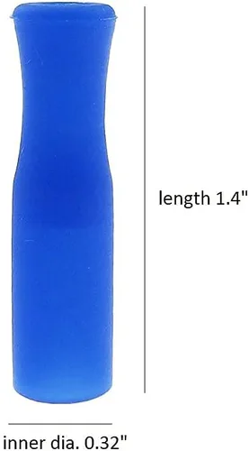 Miniatura 4 de Pajitas de acero inoxidable de 14 pulgadas, 4 pajitas de metal grandes y anchas ultra largas y reutilizables de 0.32 pulgadas (0.315 in) para vasos