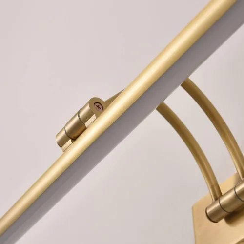 Miniatura 7 de Lámpara de pared LED ajustable de cobre para espejo de baño: lámpara de tocador moderna con interruptor de cadena para UNA decoración elegante