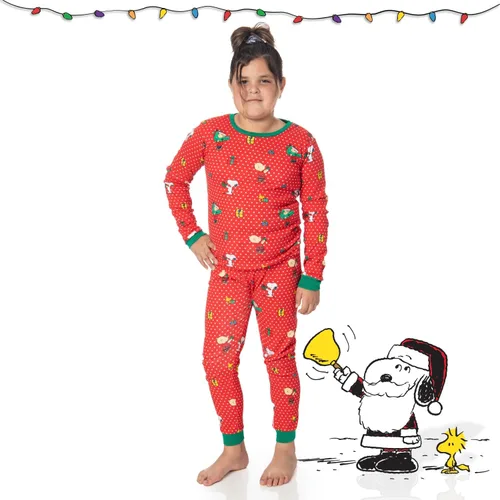Miniatura 4 de Peanuts Snoopy - Pijamas familiares a juego, cómodos conjuntos de 2 piezas para Navidad