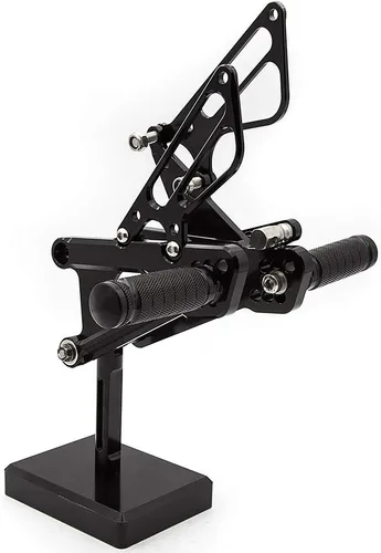 Miniatura 4 de CNC DAYTONA 675 - Juego de clavijas traseras ajustables para motocicleta, pedal de cambio de freno compatible con DAYTONA Street Triple 675 Negro