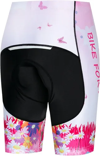 Miniatura 6 de Conjunto de ropa de ciclismo de manga corta con pantalones cortos acolchados de secado rápido para mujer