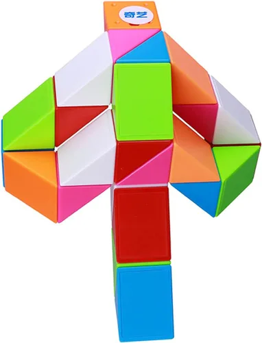 Miniatura 8 de TANCH Fidget Magic Snake Cube Puzzles Twist Ruler Speed Cubes Brain Teaser Juego Juguetes para niños (36 bloques, 1 paquete)