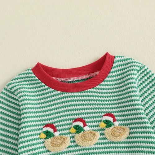 Miniatura 198 de Conjunto de camisa larga y divertida para bebé niño y niña, ropa de primera Navidad, 6, 12, 18, 24 meses, 2T