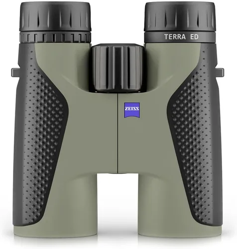 ZEISS Terra ED - Prismáticos impermeables de 10 x 42 pulgadas, enfoque rápido con vidrio recubierto para una claridad óptima en todas las