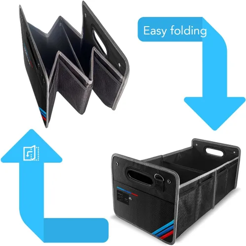 Miniatura 5 de Organizador de maletero de coche, impermeable, plegable, portátil, multiusos, caja de almacenamiento, organizador de bolsa de comestibles
