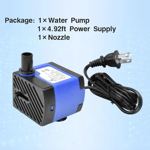 Miniatura 6 de CONQUERALL Cambiador de agua ultra silencioso 3W de la bomba sumergible 47GPH del estanque para las características pequeñas del agua 47gph-3W