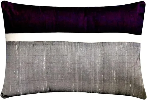 Miniatura 12 de Fabric Mart Direct Funda de cojín para sofá, fundas de cojín decorativas de color verde y gris, de 12 x 12 pulgadas, almohadas de retazos de bloques