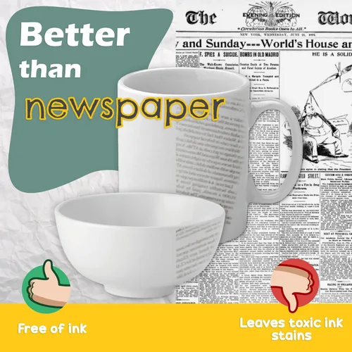 Miniatura 4 de Papel de embalaje de papel de periódico: 320 hojas, hojas grandes de papel de embalaje sin imprimir de 27 x 17 pulgadas para mudanza, envío