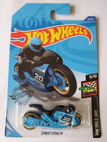 Hot Wheels 2020 Hw Race Day Street Stealth, azul 78/250