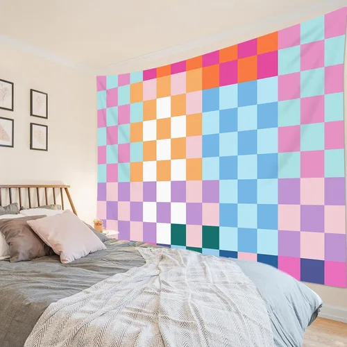 Miniatura 12 de LB Tapiz de león con animales salvajes, león africano, blanco y negro, gris, para colgar en la pared, dormitorio, sala de estar, dormitorio, arte