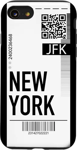 Miniatura 18 de Funda para iPhone 13 Pro Max New York Air Flight Ticket Phone Case