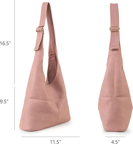 Miniatura 3 de Montana West Hobo Bags - Bolso para mujer, ultra suave, plegable, con monedero