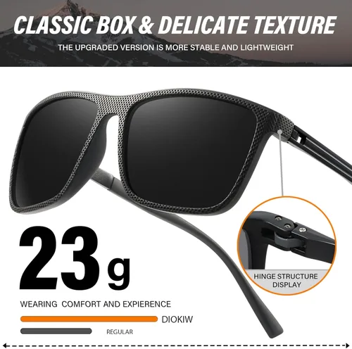 Miniatura 3 de Gafas de sol polarizadas para hombre, clásicas, ligeras, para conducir, pesca, golf, sol, protección UV 4PCS-negro+rojo+azul+lce azul-a