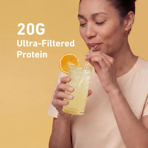 Miniatura 4 de Isopure - polvo de proteína de suero de leche con sabor a fruta ligera refrescante