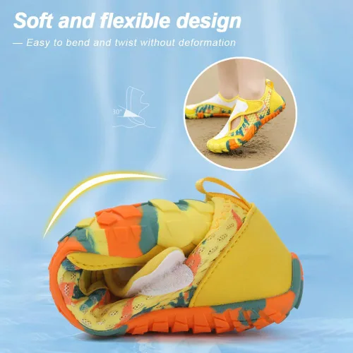 Miniatura 4 de Orgonite Zapatos de agua para niños y niñas, zapatos de playa, calcetines acuáticos, zapatos descalzos de secado rápido, zapatos de natación ligeros