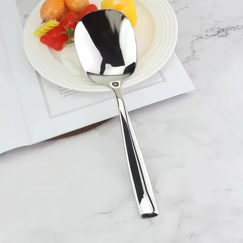 Miniatura 4 de Cuchara grande para servir, de acero inoxidable 316L, cuchara para servir bufé de 9.5 pulgadas (paquete de 1)