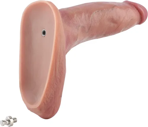 Miniatura 6 de Hismith Consolador Ultra Realista de Doble Densidad de 8.3" con Bolas 3D, Dong de 7.68" de Longitud Insertable con Sistema KlicLok para Usuario