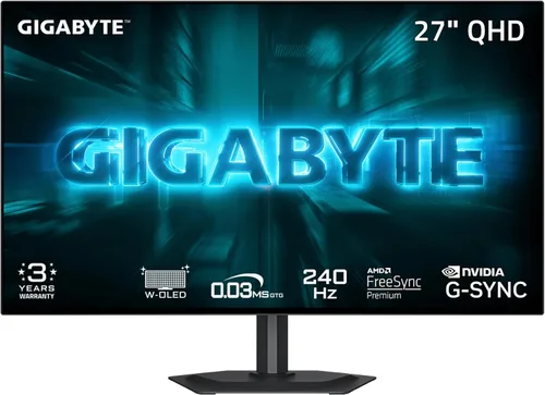 Miniatura 16 de GIGABYTE - GS27QA SA - Monitor para juegos IPS de 27" - QHD 2560x1440-180Hz - 1ms MPRT - AMD FreeSync - HDMI, DP - Negro