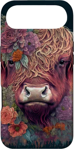 Miniatura 26 de Funda para iPhone SE (2020) / 7 / 8 Western Boho Highland Cow Farmer Lover