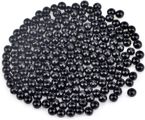 Miniatura 44 de AD Beads Cuentas de madera con espacio libre para manualidades, cuentas de madera con agujero grande surtidas para hacer collares, pulseras