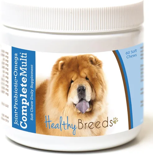 Miniatura 222 de Healthy Breeds Pug todo en uno multivitamínico suave masticable 60