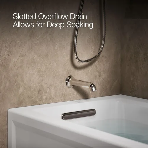 Miniatura 5 de Kohler 1946-LA-0 Archer 60" x 30" baño alcobólico, drenaje izquierdo, Blanco