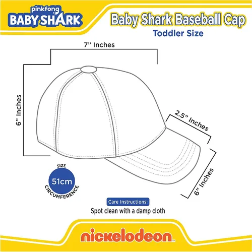 Miniatura 6 de Nickelodeon Gorra de béisbol ajustable para niños de 2 a 4 años