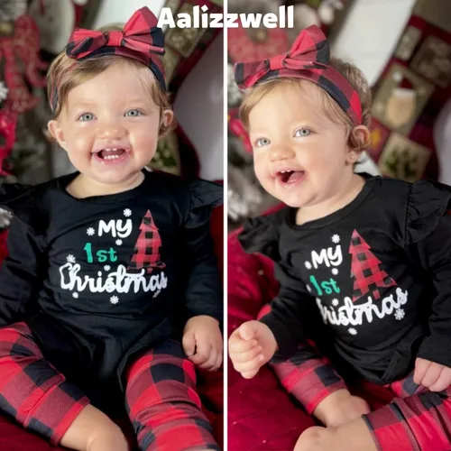 Miniatura 2 de Aalizzwell Traje de Navidad para bebés y niñas