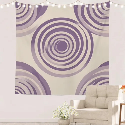 Miniatura 48 de Batmerry Abstract Repeat Polyester Tapestry, Tiled Directional Lightweight Wall Hanging High-Definition Print Backdrop For Dorm Room Bedroom Living