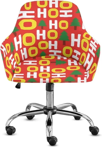 Miniatura 25 de Funda para sillón de invierno con diseño de muñeco de nieve, funda suave para silla de computadora, forro elástico para silla de escritorio, diseño