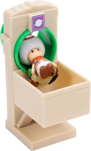 Miniatura 4 de The Super Mario Galaxy Movie – Gateway Galaxy Diorama Playset con 1.5 pulgadas Princes Peach y exclusivas figuras de acción de Captain Toad Mini