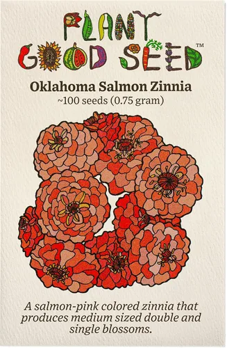 Miniatura 9 de Plant Good Seed Organic Benary's - Semillas gigantes de zinnia de coral para plantar: flor cortada para clima cálido, flores apiladas doble, paquete