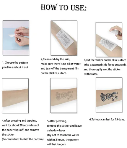 Miniatura 5 de Tatuajes falsos de manga semipermanente para hombres y mujeres, tatuajes temporales realistas de brazo completo, impermeables y de larga duración