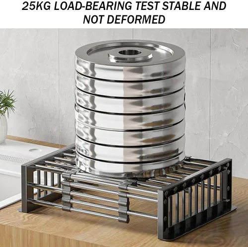 Miniatura 5 de Extend - Cesta de drenaje para fregadero de cocina, estante retráctil de acero inoxidable con pluma ajustable, cesta extensora multifuncional