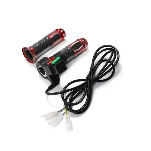 Miniatura 7 de BEUTEE Mango de acelerador universal, interruptor de engranaje de 3 velocidades con bocina de 60 V, piezas de modificación de coche eléctrico