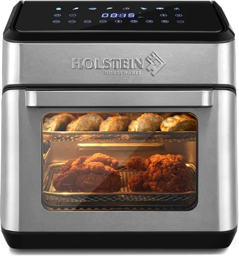 Miniatura 12 de Holstein Housewares 3.7QT Freidora de aire digital. Tecnología de aire caliente y revestimiento antiadherente libre de PFOA para usar menos aceite