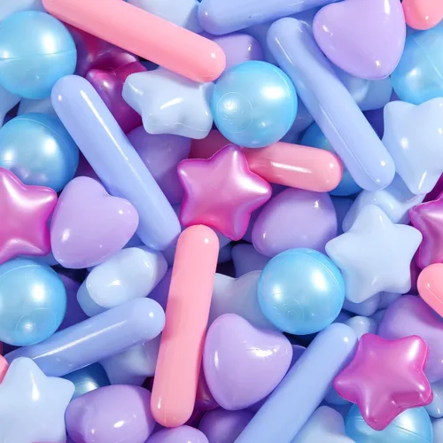 Miniatura 11 de Bolas para piscina de bolas STARBOLO para niños - Paquete de 150, 200, 500 bolas de piscina de bolas coloridas a prueba de aplastamiento de plástico