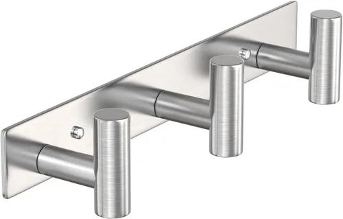 Miniatura 7 de VAEHOLD Ganchos de Pared para Abrigos Montados en Pared, Perchero con 6 Ganchos Dobles para Colgar Toalla Sombrero Abrigo Bata Bolsa Llave para Baño