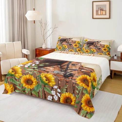 Miniatura 13 de Juego de sábanas de dibujos animados para niños, tamaño King, bonito juego de ropa de cama de esquí de animales árticos, decoración de habitación