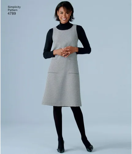 Miniatura 7 de Simplicity 4789 Pantalones de talla grande, chalecos, chaqueta y patrón de costura para mujer de In K Design, tallas AA (10 -18)
