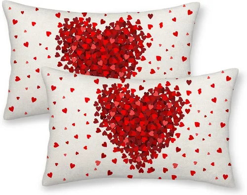 Miniatura 71 de AGAYNA Juego de 2 fundas de almohada decorativas con diseño de acuarela verde salvia para árbol de Navidad de 16 x 16 pulgadas, para sofá, invierno