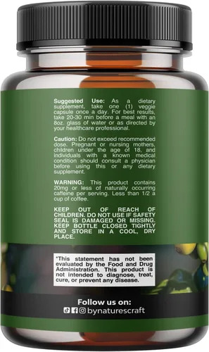 Miniatura 2 de Extracto de grano de café verde puro, extracto de café verde súper energizante con 50% de ácido clorogénico para antioxidante, salud cardíaca