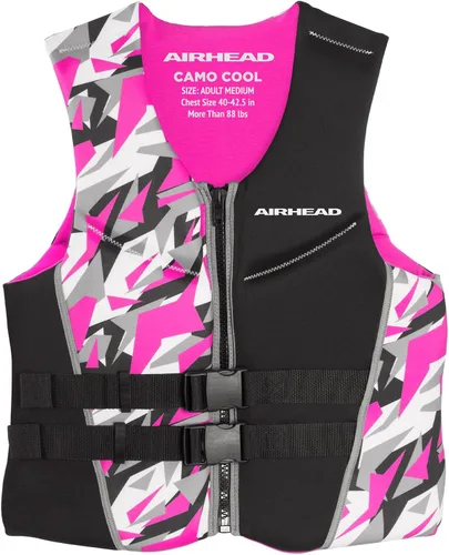 Miniatura 15 de Airhead CAMO Cool Kwik-Dry Neolite Flex Life Jacket for Adults - USCG Approved Life Vest for Women & Men, Lightweight Flexible Watersports Vest for