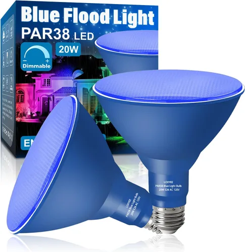 Miniatura 14 de PAR38 Bombillas LED de inundación para exteriores, paquete de 2 unidades, regulables 20 W (equivalente a 200 W) bombillas de inundación de base E26