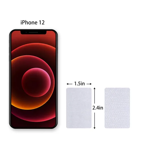 Miniatura 2 de Sujetadores de Velcro Autoadhesivos 1.5 x 2.4 Pulgadas 16 Juegos Melsan Tiras de Doble Cara para Colgar en Pared con Cinta Adhesiva de Montaje