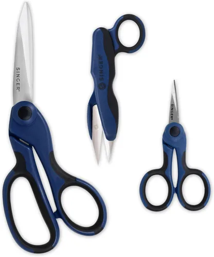 Miniatura 10 de SINGER Paquete de tijeras de coser ProSeries: tela resistente de 8.5 pulgadas, bordado de detalle de 4.5 pulgadas, tijeras de hilo de 5 pulgadas